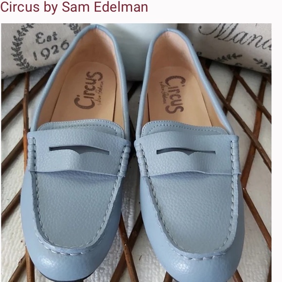 CIRCUS”BABY BLUE LOAFERS BY SAM EDELMAN❤️PERFECT CONDITION❤️SIZE 9❤️BRA… - Picture 4 of 8